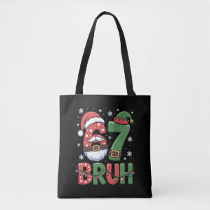 Lustiges 6 7 Sechs Sieben Bruh-Meme Weihnachten Sa Tasche