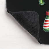 Lustiges 6 7 Sechs Sieben Meme Paar passendes Weih Mousepad (Ecke)