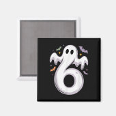 Lustiges 6 Geister Meme Halloween Kostüm passend D Magnet (Vorderseite/Rückseite)