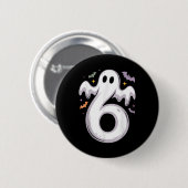 Lustiges 6-Geister-Meme-Halloween-Kostüm passendes Button (Vorne & Hinten)