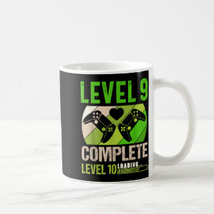 Lustiges 9. Hochzeitstag Vintage Retro Niveau Kaffeetasse