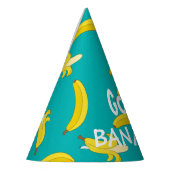 Lustiges abgezogenes Bananenmuster Partyhütchen (Links)