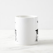 Lustiges Abschluss-Geschenk - die Katze wird nicht Kaffeetasse (Mittel)