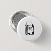 Lustiges Abzeichen/ Button Kuh Karton Abzeichen/Bu (Vorne & Hinten)