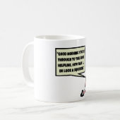 Lustiges ADHD Kaffeetasse (Vorderseite Links)