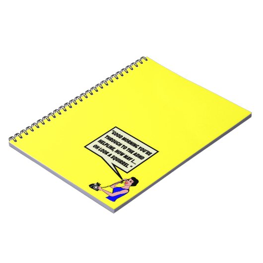 Lustiges ADHD Notizblock (Linke Seite)