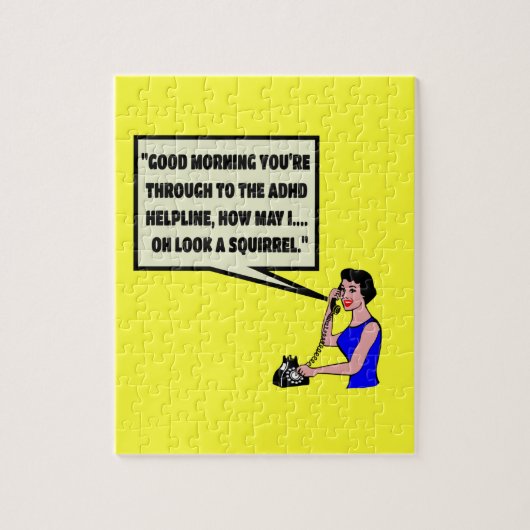 Lustiges ADHD Puzzle (Vertikal)