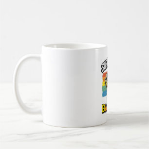 Lustiges Affen-Banane-Vintage-Stickerei-Shirt-Desi Kaffeetasse