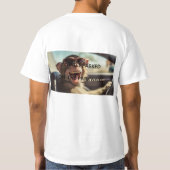 Lustiges Affen T-Shirt (Rückseite)