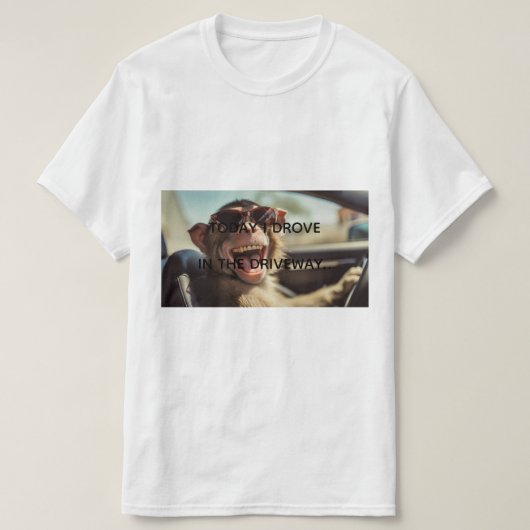Lustiges Affen T-Shirt (Design vorne)