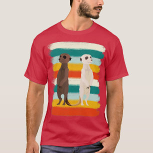 Lustiges Afrika-Tier-Safari-Erdmännchen T-Shirt