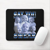 Lustiges Ai Baby Meme Fluch Meme Mousepad (Mit Mouse)