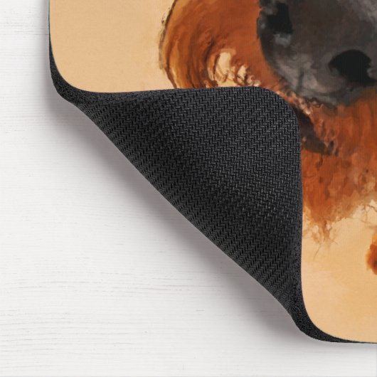 Lustiges Airedale Terrier Mousepad (Ecke)