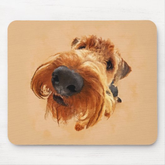 Lustiges Airedale Terrier Mousepad (Vorne)