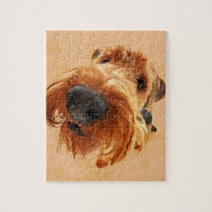 Lustiges Airedale Terrier Puzzle