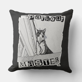Lustiges Aktives Parkour-Master-Punk-Kitty-Design Kissen