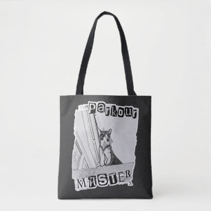 Lustiges aktives Parkour-Master-Punk-Kitty-Design Tasche