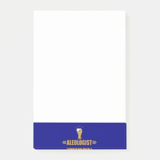 Lustiges Ale und Bier Post-it Klebezettel (Vorderseite)