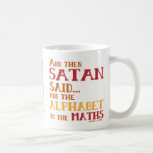 Lustiges Algebra-Alphabet-Mathe