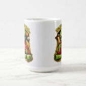 Lustiges Alien-Kaffee-Design, Zu alt dafür Kaffeetasse (Mittel)