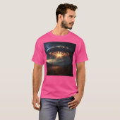 Lustiges Alien-Katzen-Brainrot-Meme-Geschenk T-Shirt (Vorne ganz)
