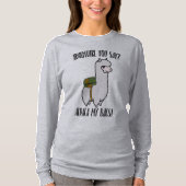 Lustiges Alpaka-Abenteuer, das Sie sagen? Alpaka T-Shirt (Vorderseite)