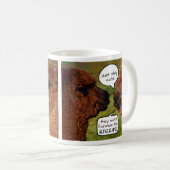 Lustiges Alpaka Alpacalypse Entwerfen Kaffeetasse (VorderseiteRechts)