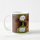 Lustiges Alpaka Alpacalypse Entwerfen Kaffeetasse (Links)