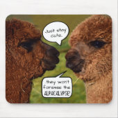 Lustiges Alpaka Alpacalypse Entwerfen Mousepad (Vorne)
