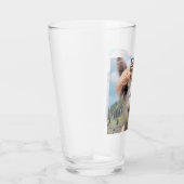 Lustiges Alpaka-Lama tun nicht Touch, die ich Glas (Rechts)