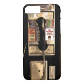 Lustiges altes Münztelefon Case-Mate iPhone Hülle (Rückseite)