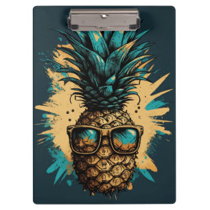 Lustiges Ananas Obst Klemmbrett