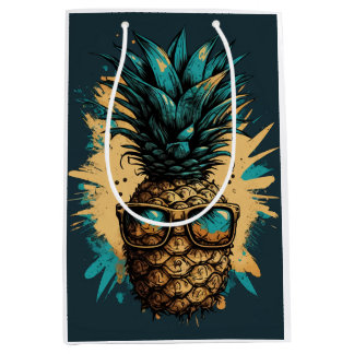 Lustiges Ananas Obst Mittlere Geschenktüte
