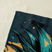 Lustiges Ananas Obst Strandtuch (Beispiel)