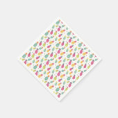 Lustiges Ananasmuster Serviette (Ecke)