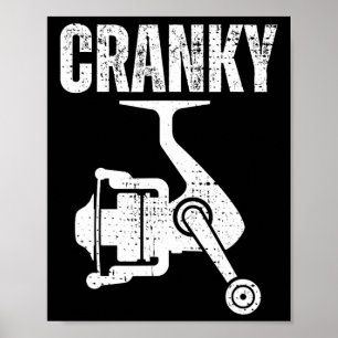 Lustiges Angel-T-Shirt für Männer Cranky Angel-T-S Poster