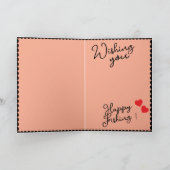 Lustiges Angel-Thema Karte (Innenseite)