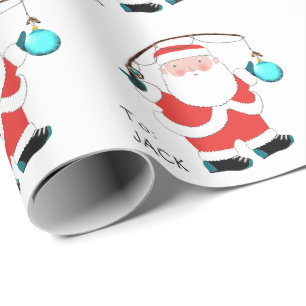 Lustiges Angel-Weihnachtsgeschenk-Verpackungspapie Geschenkpapier