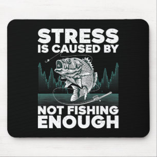 Lustiges Angeldesign für Männer Frauen B Fly Fishi Mousepad