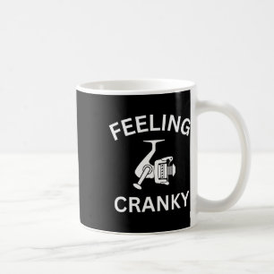 Lustiges Angelgefühl-Spule Cranky Fishing Fisherme Kaffeetasse