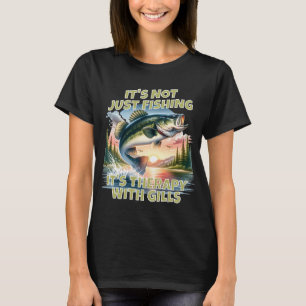 Lustiges Angelgeschenk für Männer, Idee zum Vatert T-Shirt