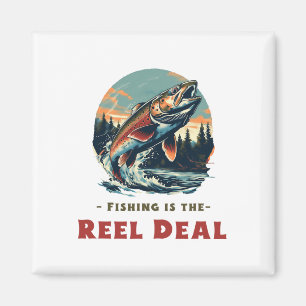 Lustiges Angeln ist das Wahre für Angler  Magnet