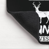 Lustiges Angeln Jagd löst Problem Fisch Hirsch Gro Mousepad (Ecke)