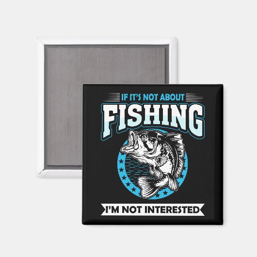 lustiges Angeln Magnet (Vorderseite/Rückseite)