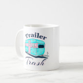 Lustiges Anhänger-Abfall RV-Camping Kaffeetasse (Vorderseite Links)