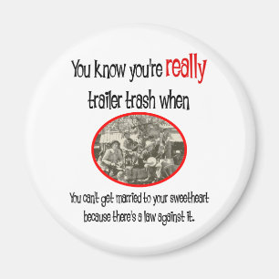 Lustiges Anhänger-Park-Shirt Magnet