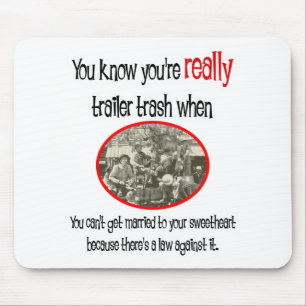 Lustiges Anhänger-Park-Shirt Mousepad