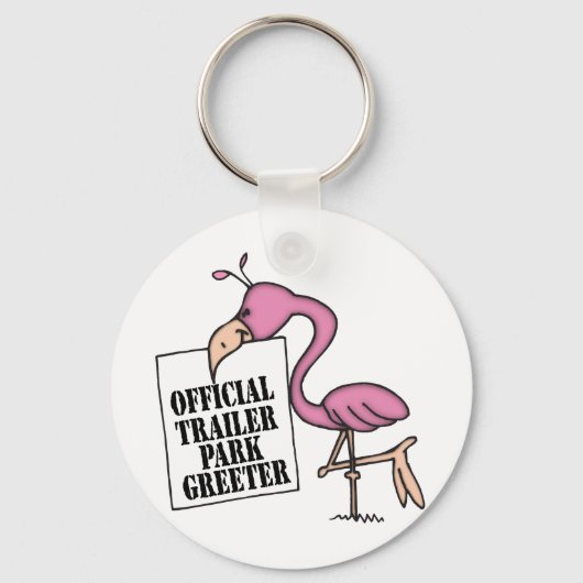 Lustiges Anhänger-Park-Shirt Schlüsselanhänger (Vorderseite)