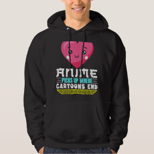 Lustiges Anime-Zitat Anime greift dort auf, wo Car Hoodie