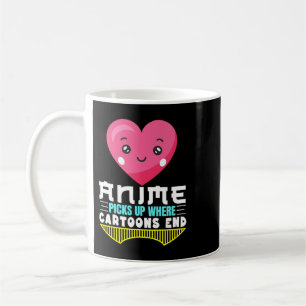Lustiges Anime-Zitat Anime greift dort auf, wo Car Kaffeetasse